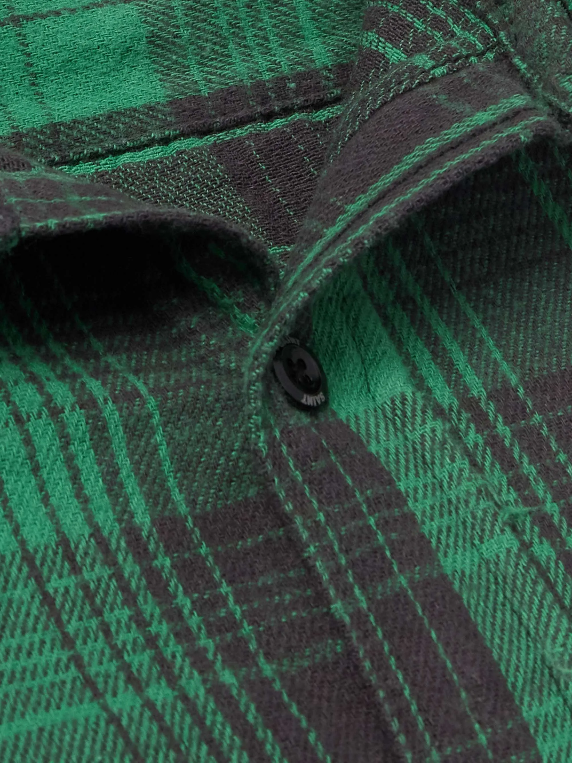 Saint Mxxxxxx  |Tartan Unisex Street Style Long Sleeves Cotton Shirts