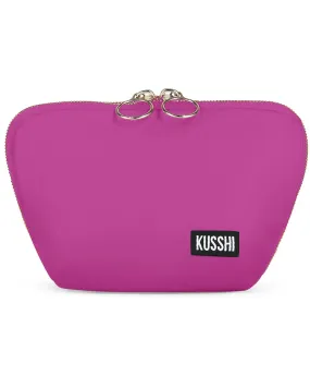 Small Everyday Makeup Bag in Pink and Orange