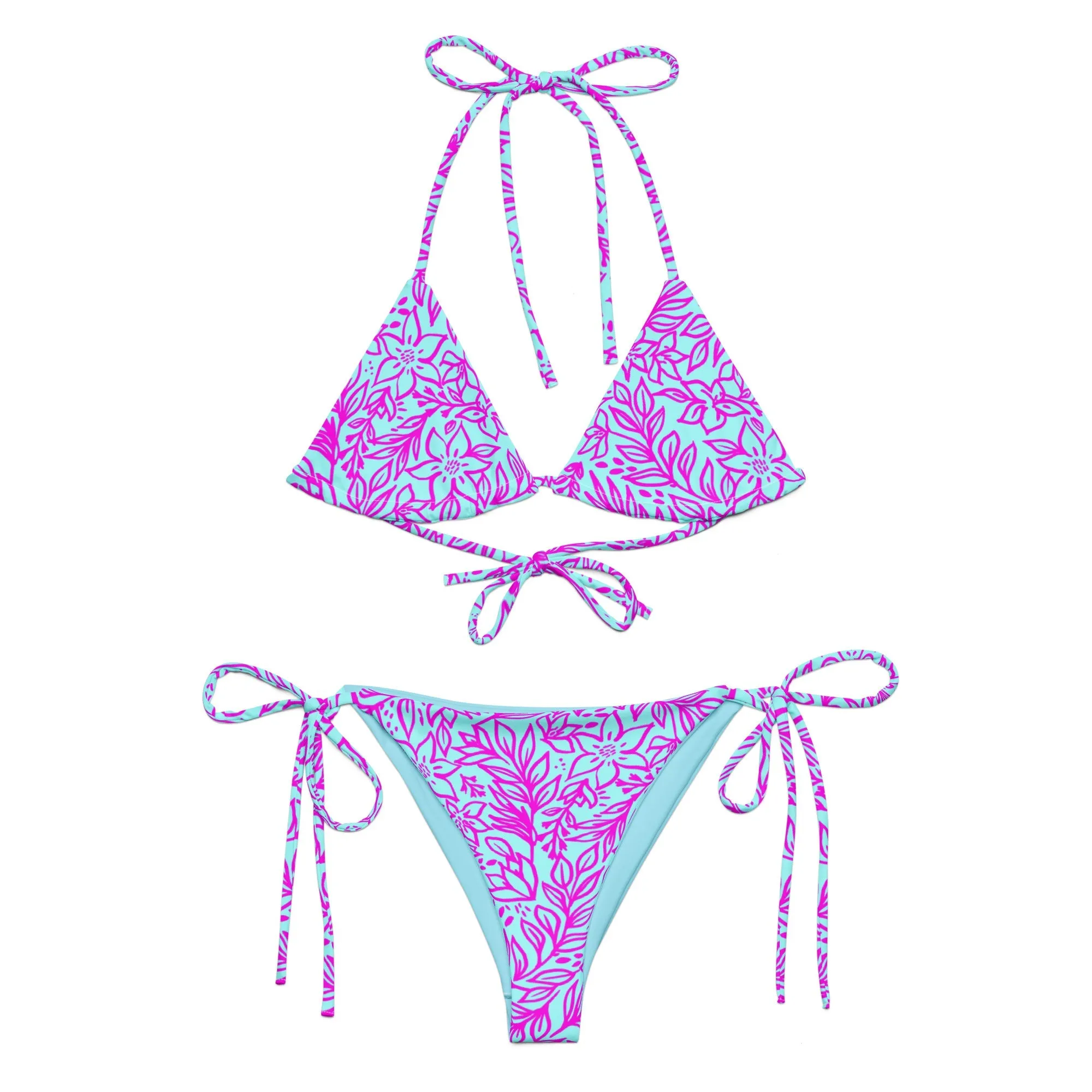 STRING BIKINI SET ECO - LIMITED EDITION ORCHI ISLAND