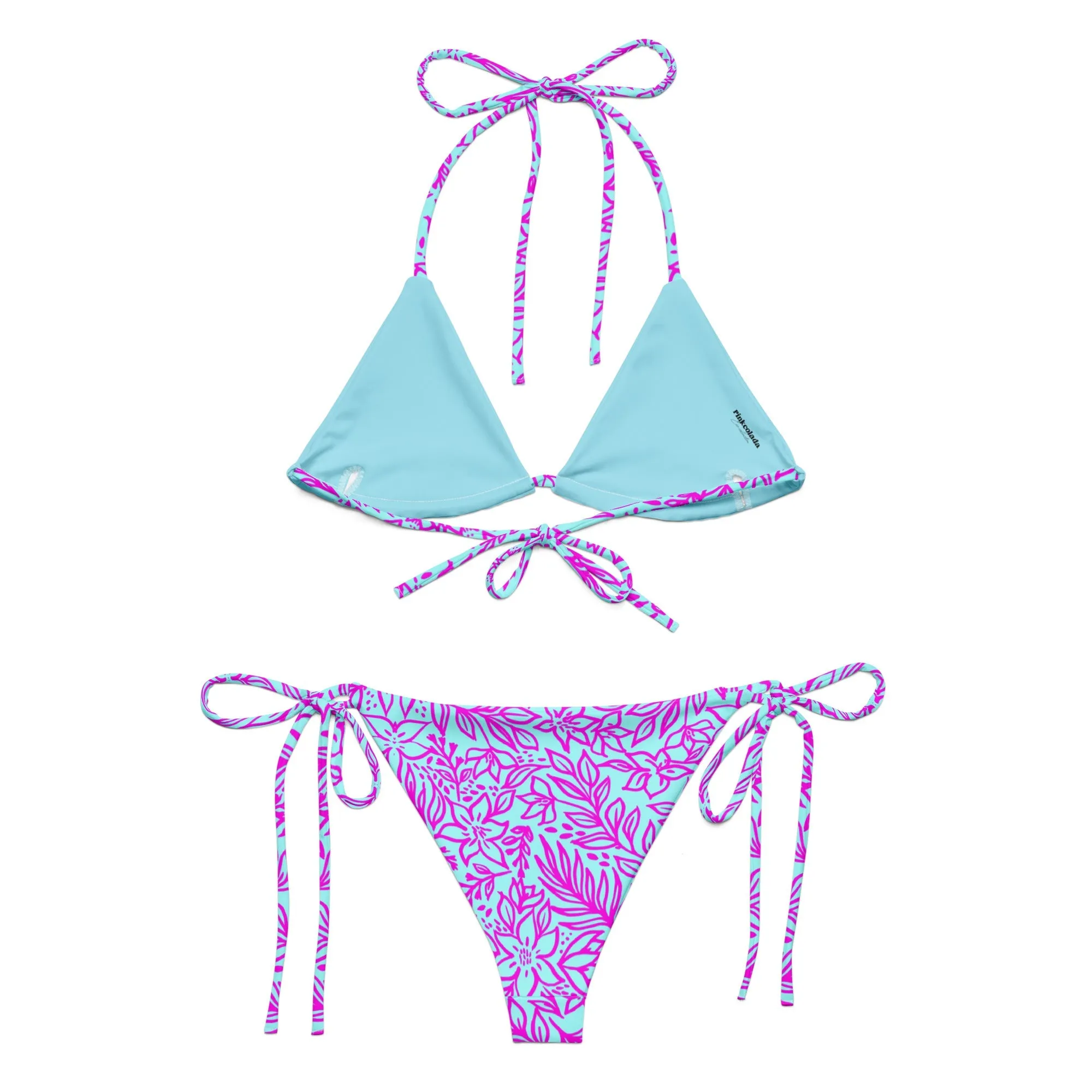 STRING BIKINI SET ECO - LIMITED EDITION ORCHI ISLAND