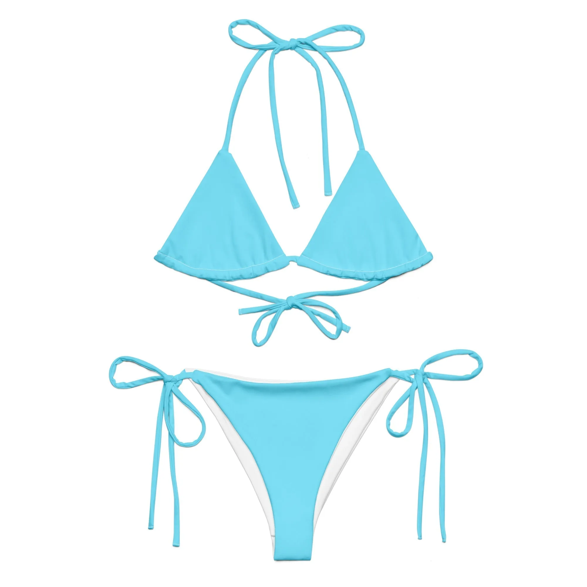 STRING BIKINI SET ECO -CANDY BLUE