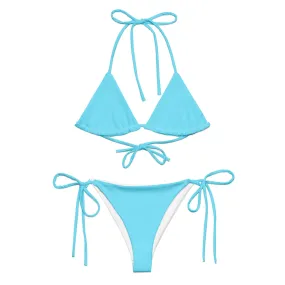 STRING BIKINI SET ECO -CANDY BLUE