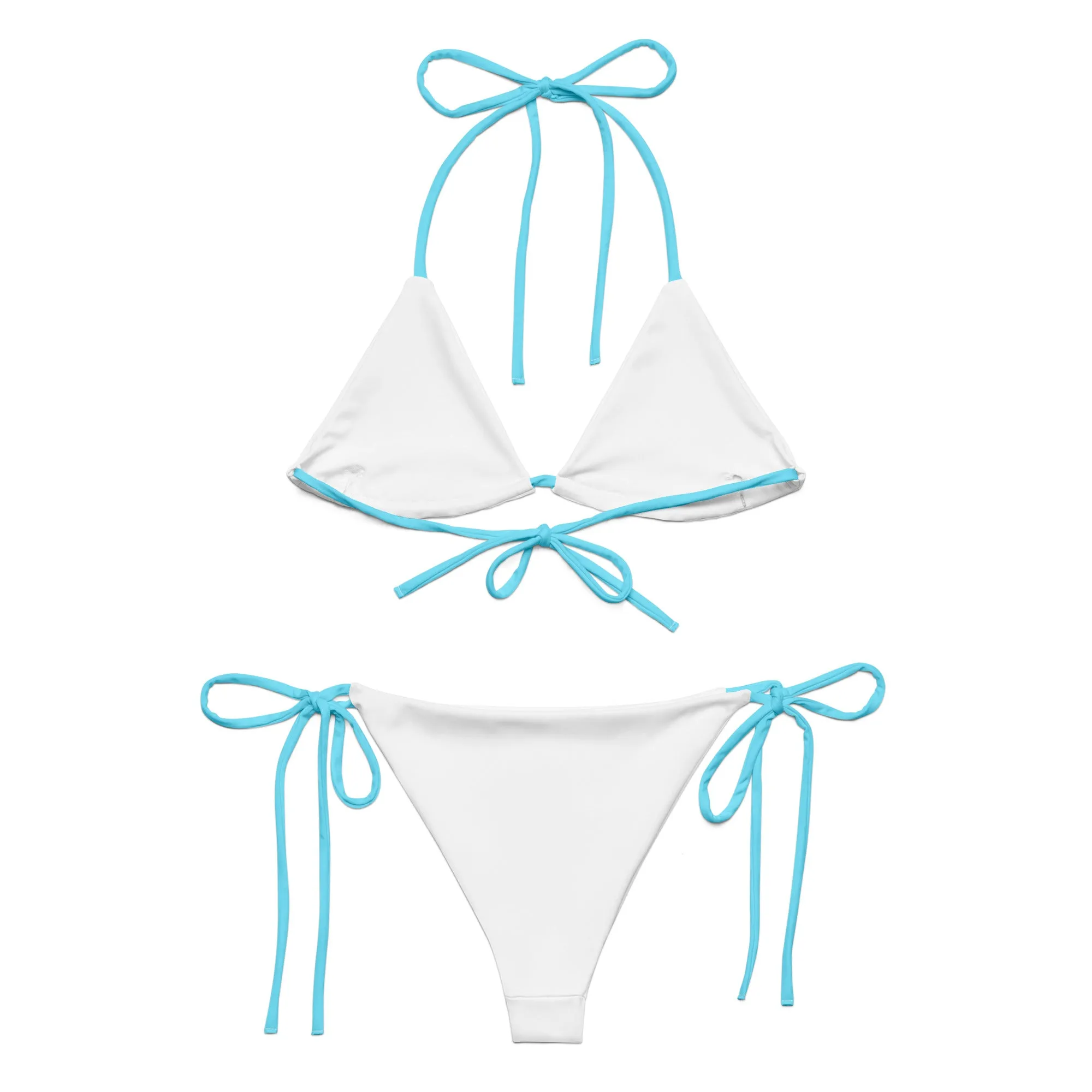 STRING BIKINI SET ECO -CANDY BLUE