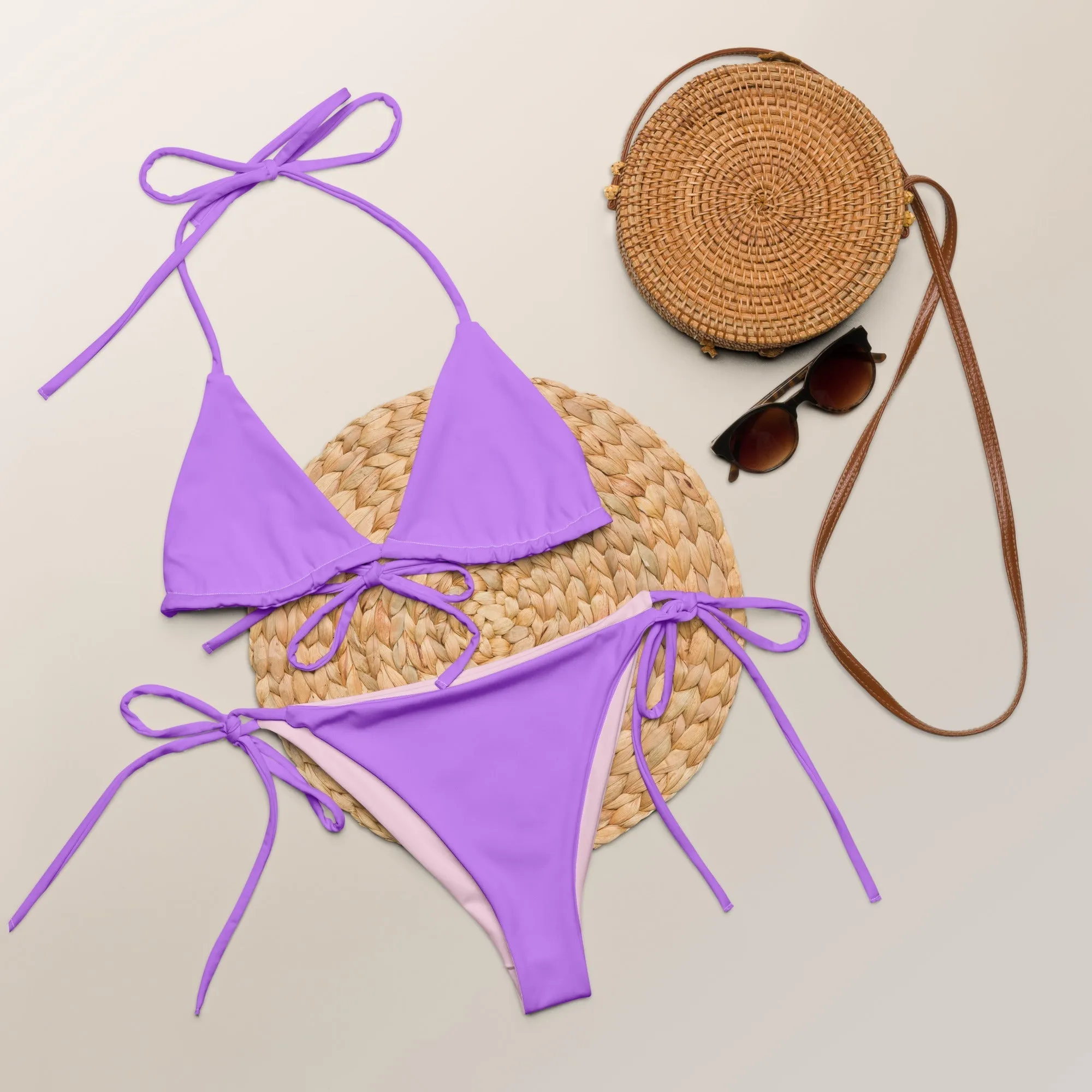 STRING BIKINI SET ECO -CANDY PURPLE