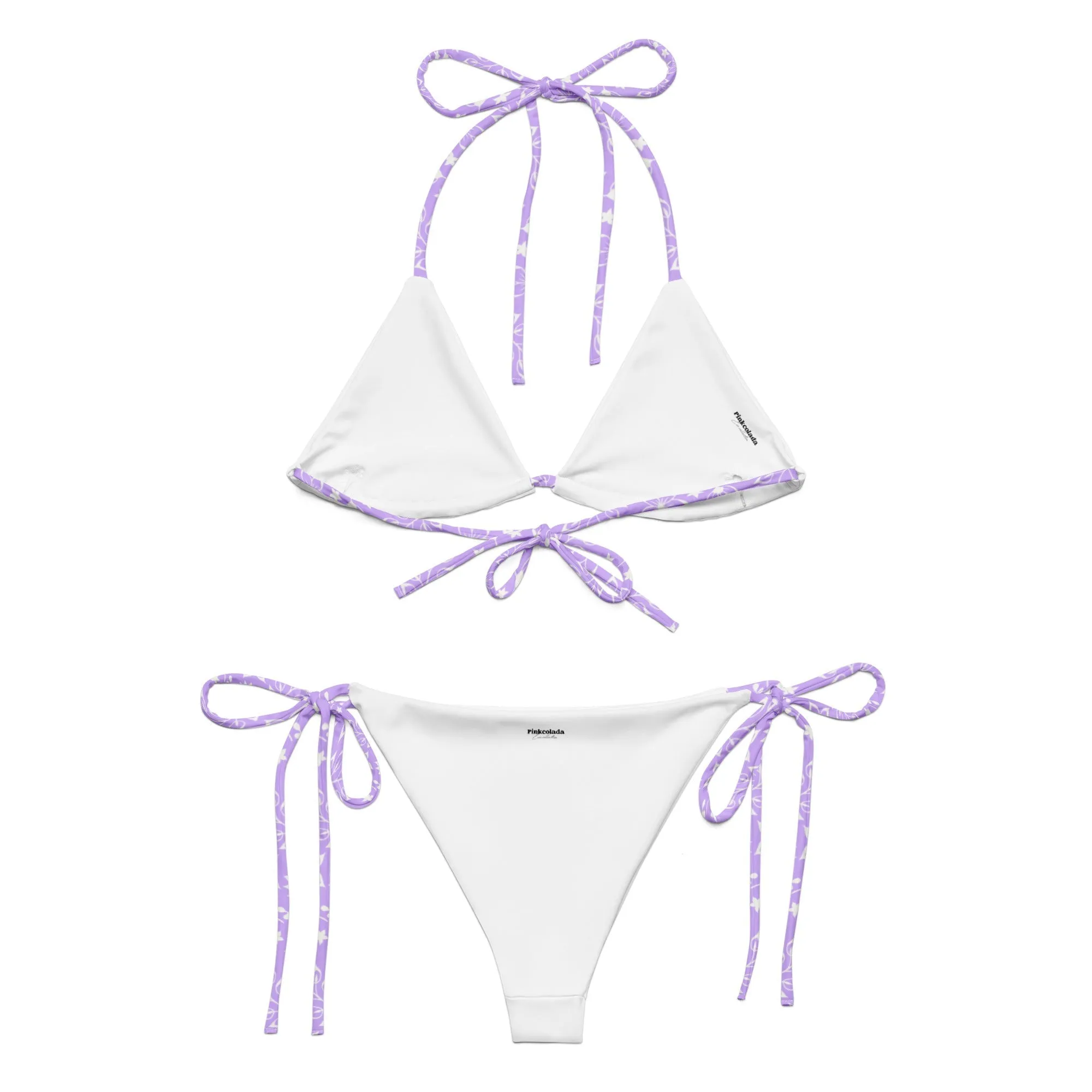 STRING BIKINI SET ECO -GARDEN PARTY LILAC