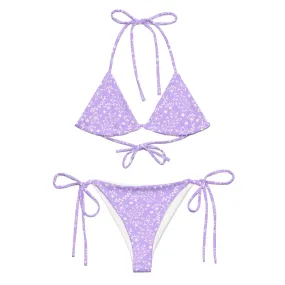 STRING BIKINI SET ECO -GARDEN PARTY LILAC