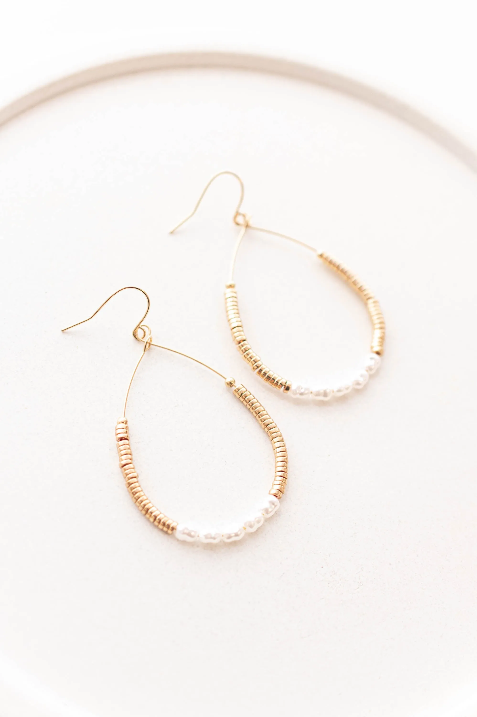 Sweet Pea Earrings, Gold