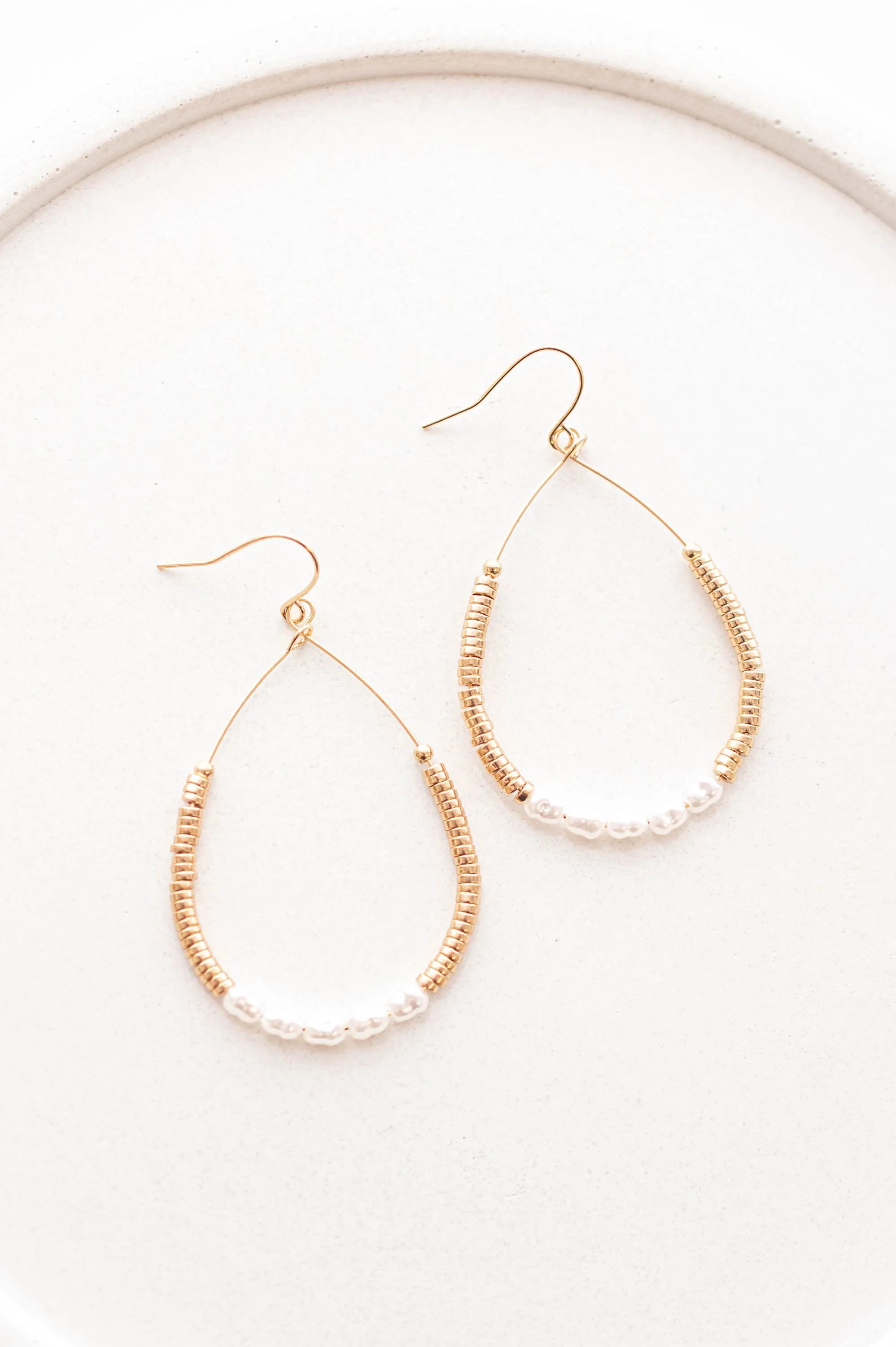 Sweet Pea Earrings, Gold