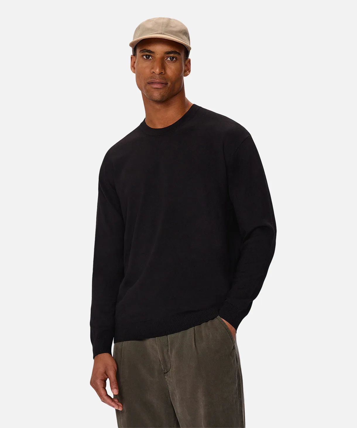 The Basic Crew Sweater - Black