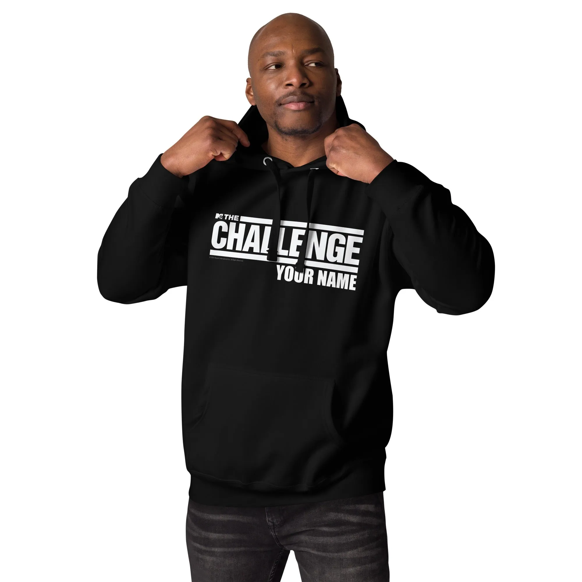 The Challenge Logo Personalized Adult Hoodie