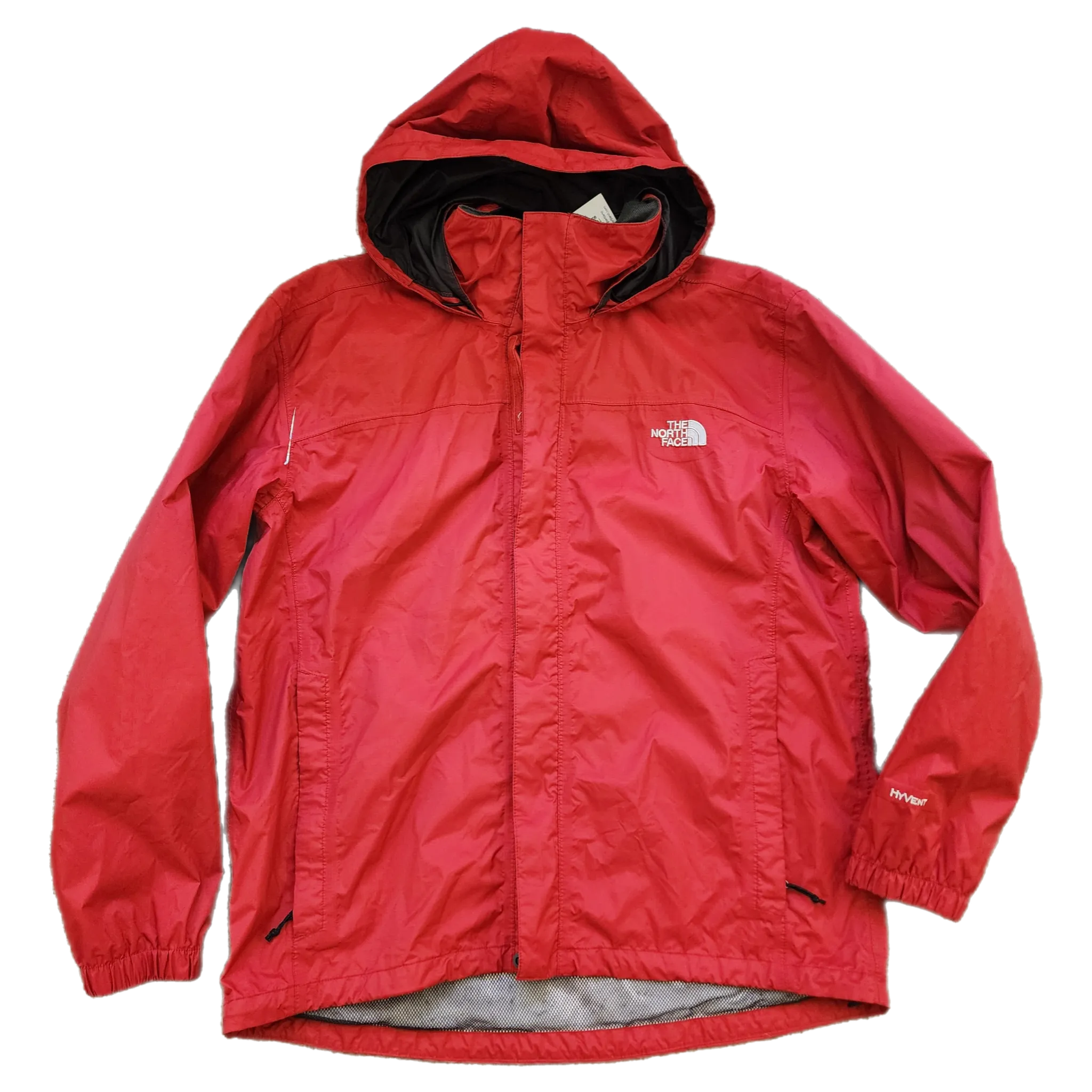 The North Face Hyvent Red Rain Jacket - Size Large