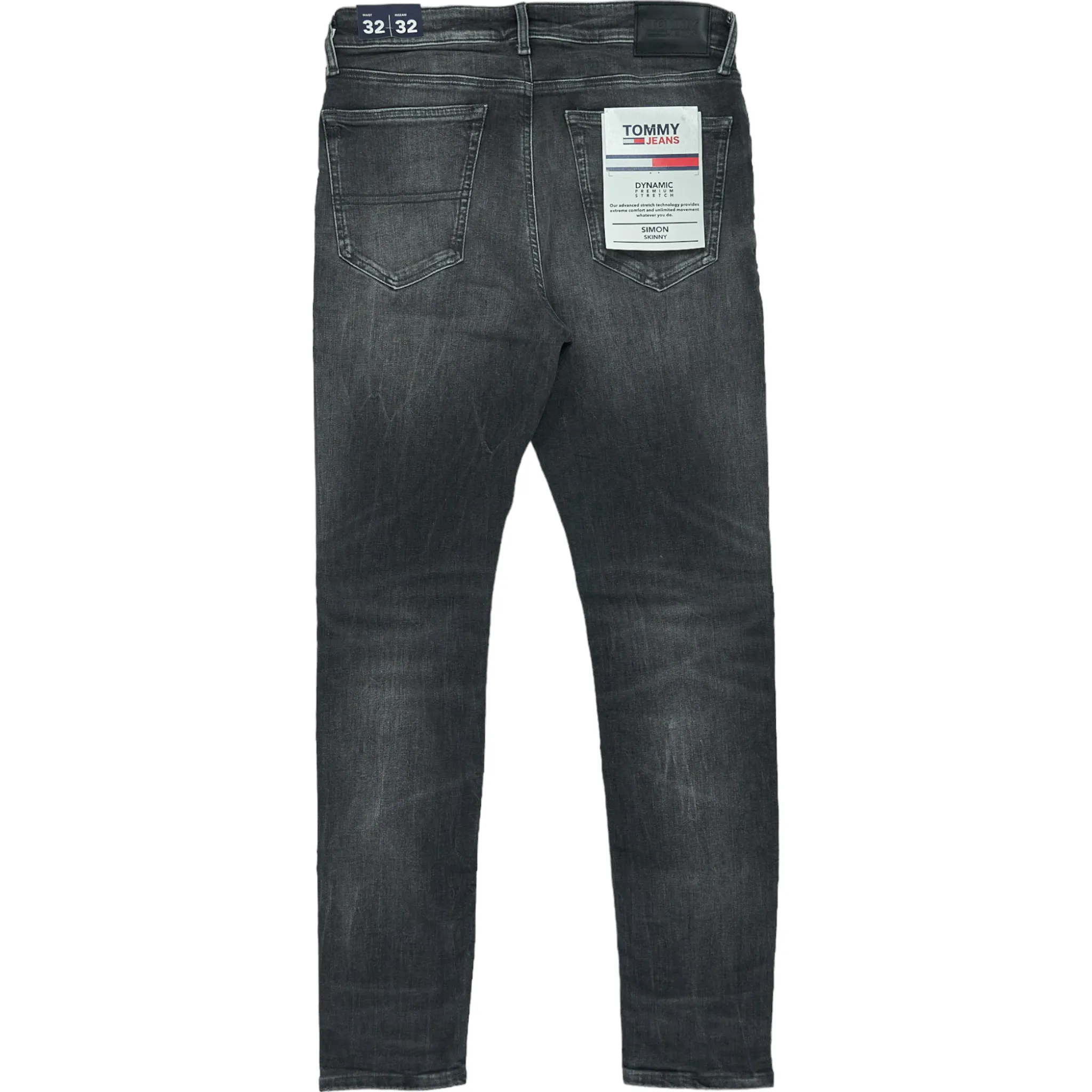 Tommy Jeans Black Simon Skinny Fit Jeans