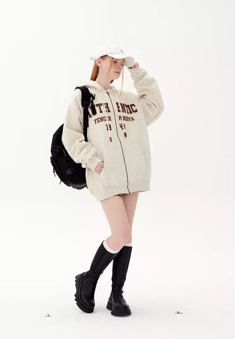 Twenty Eight Shoes Patch Embroidery Plush Hoodies HH2789