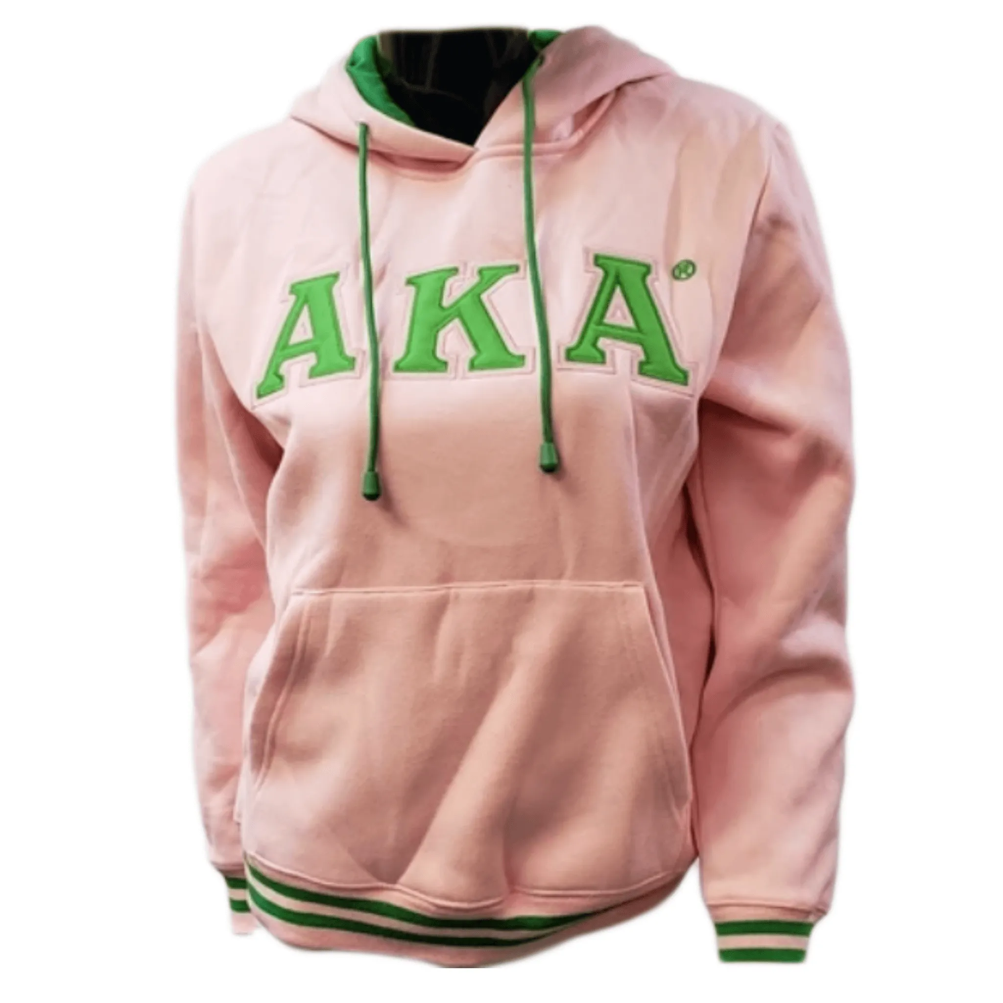 Twill Letter Hoodies BD - Alpha Kappa Alpha