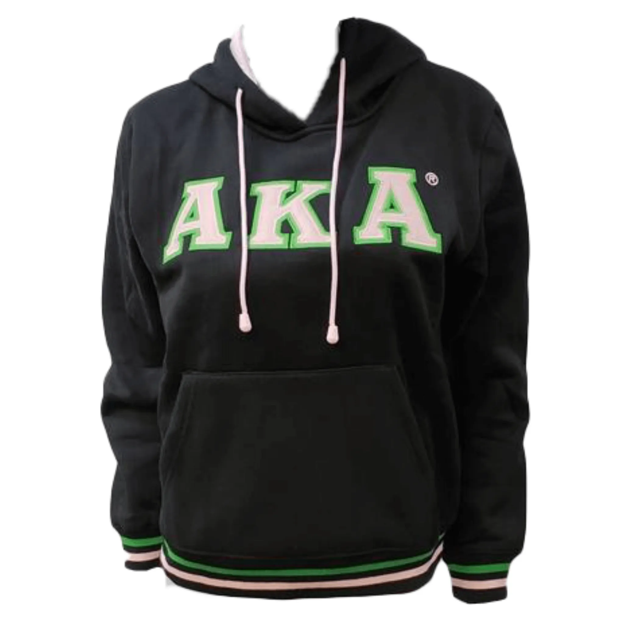 Twill Letter Hoodies BD - Alpha Kappa Alpha