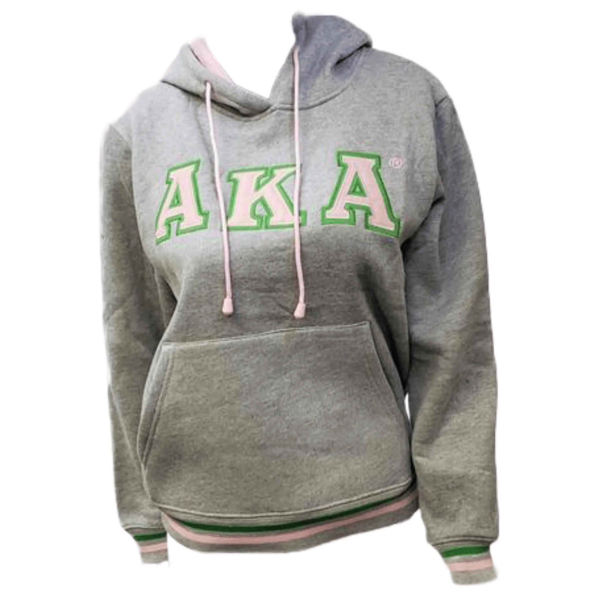 Twill Letter Hoodies BD - Alpha Kappa Alpha