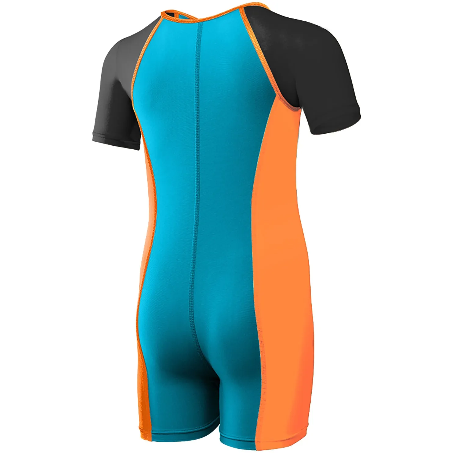 TYR Boys Solid Thermal Suit- Blue/Orange