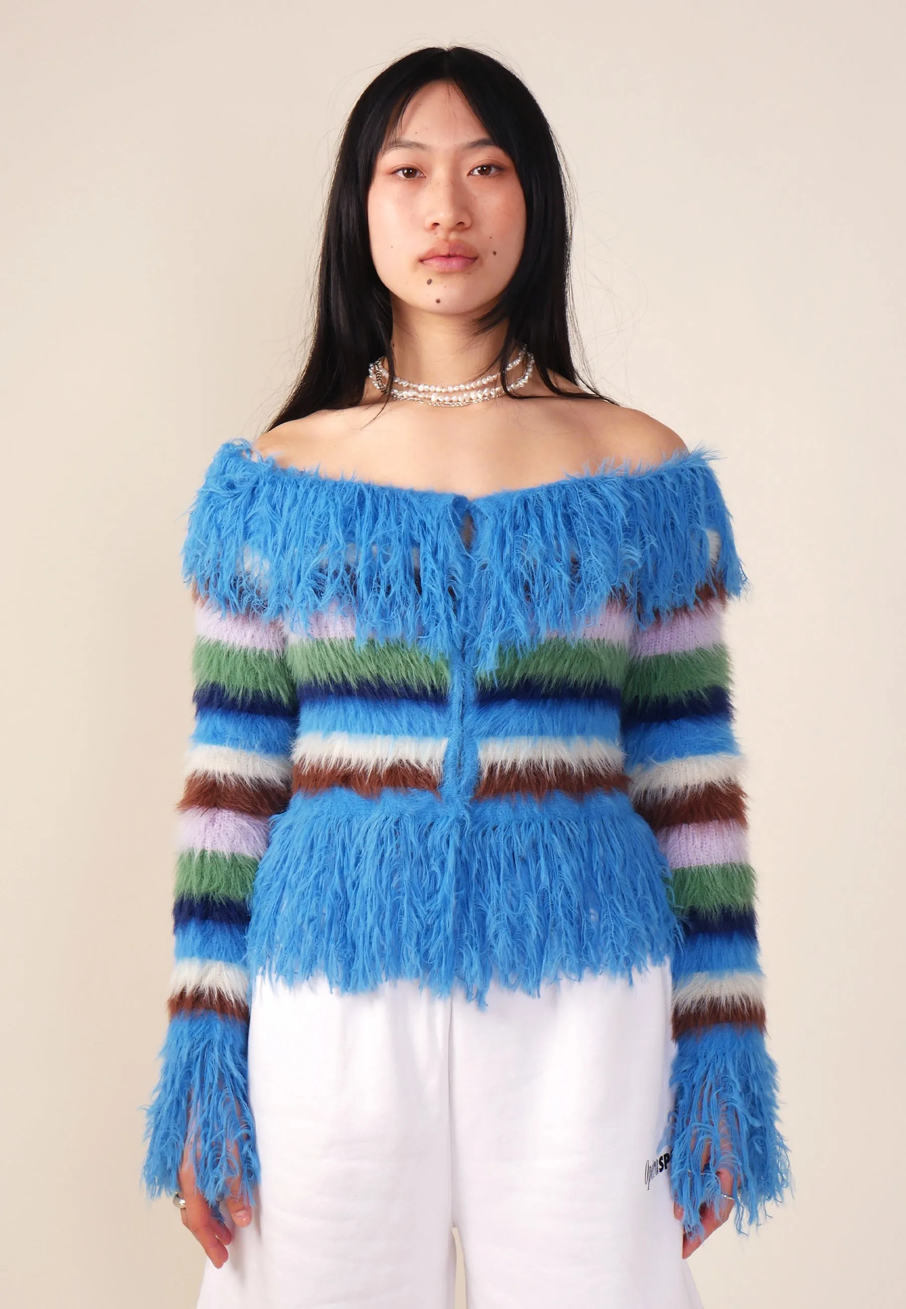 Vivienne Feather Knit Cardigan - Multi