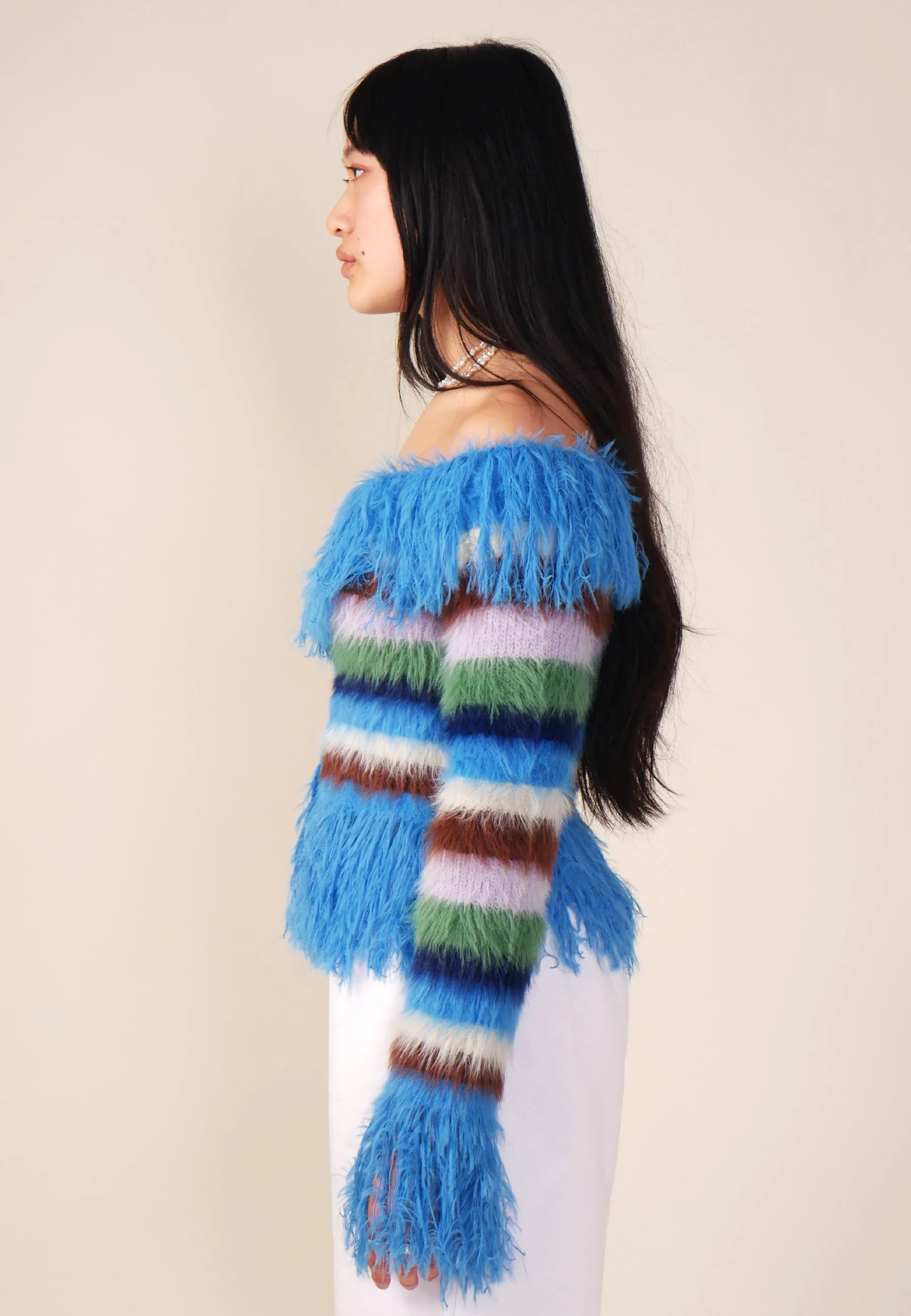 Vivienne Feather Knit Cardigan - Multi