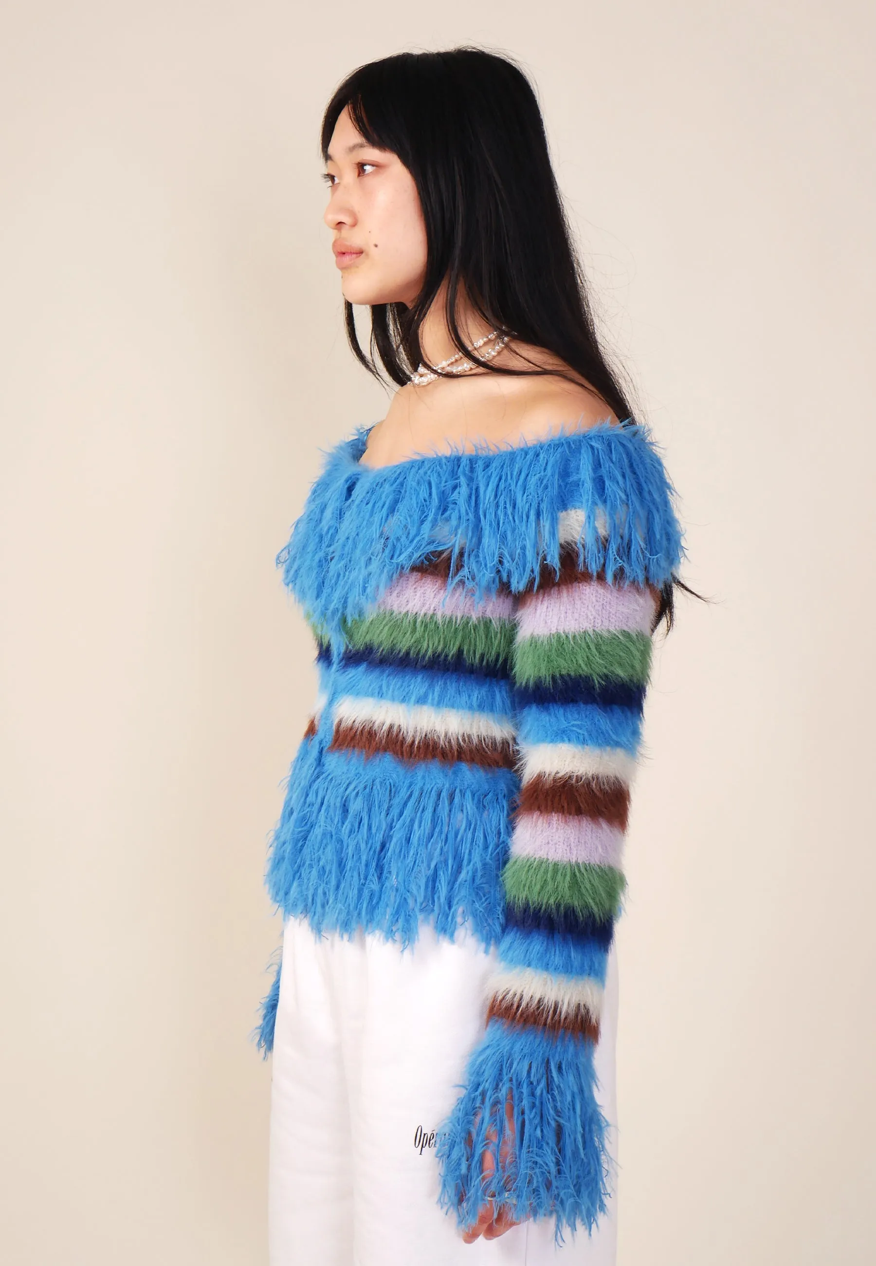 Vivienne Feather Knit Cardigan - Multi