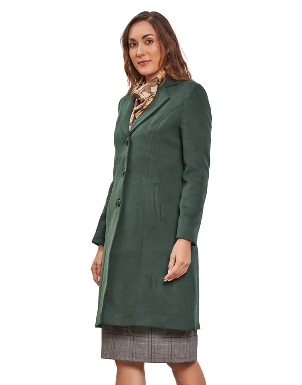 Women Coat Green Color