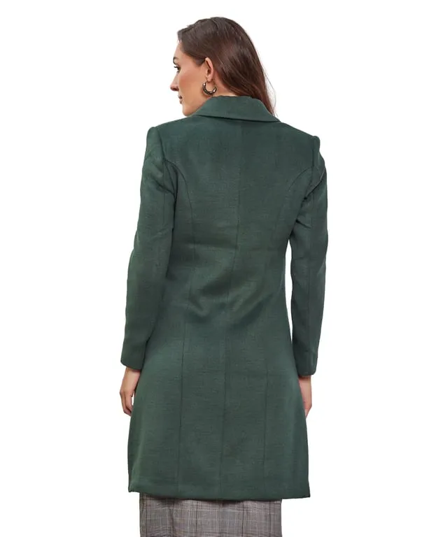 Women Coat Green Color