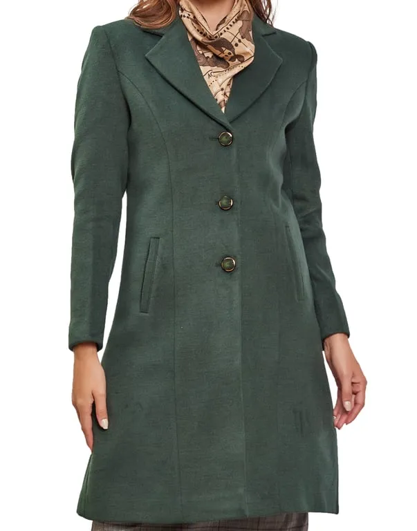 Women Coat Green Color