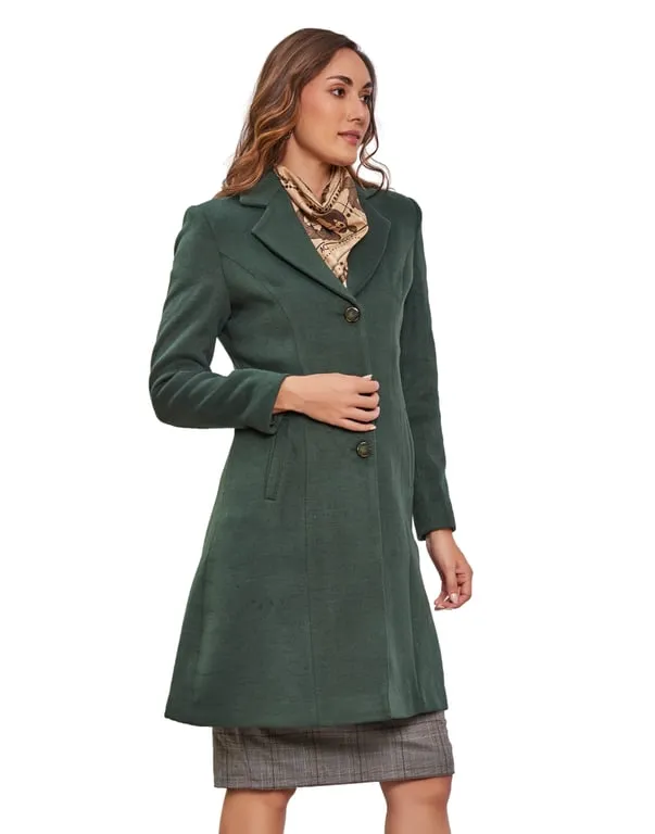 Women Coat Green Color