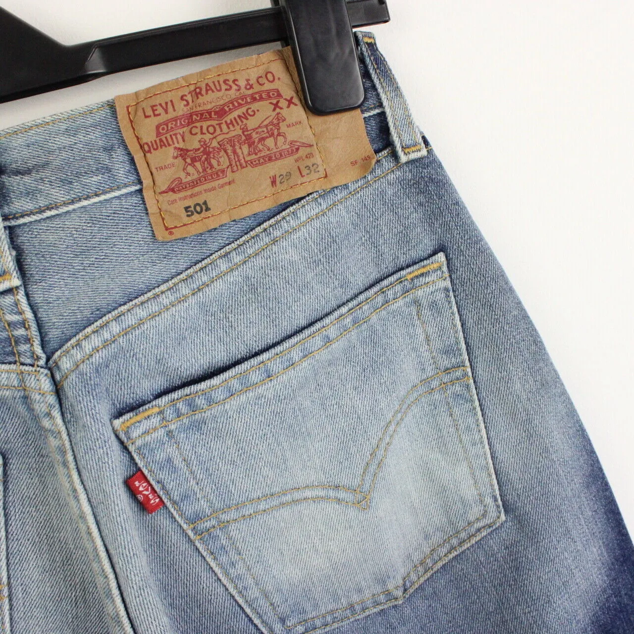 Womens LEVIS 501 Jeans Mid Blue | W26 L32