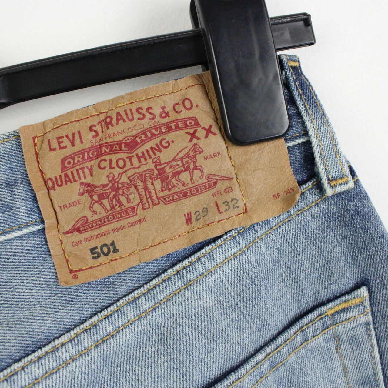 Womens LEVIS 501 Jeans Mid Blue | W26 L32