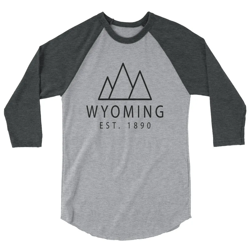 Wyoming - 3/4 Sleeve Raglan Shirt - Established