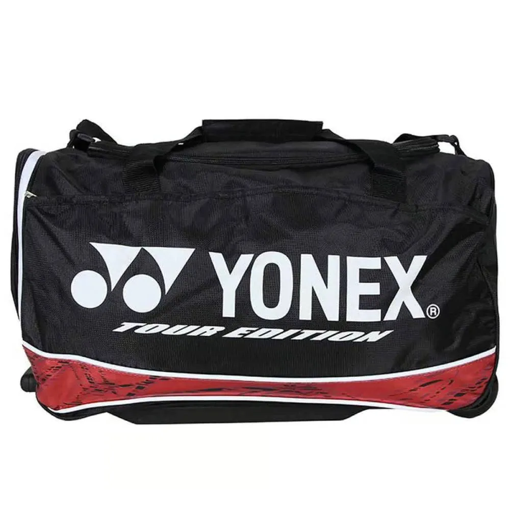 YONEX SUNR-9031P TRM Tour Edition Badminton Trolly Bag (Black/Red)